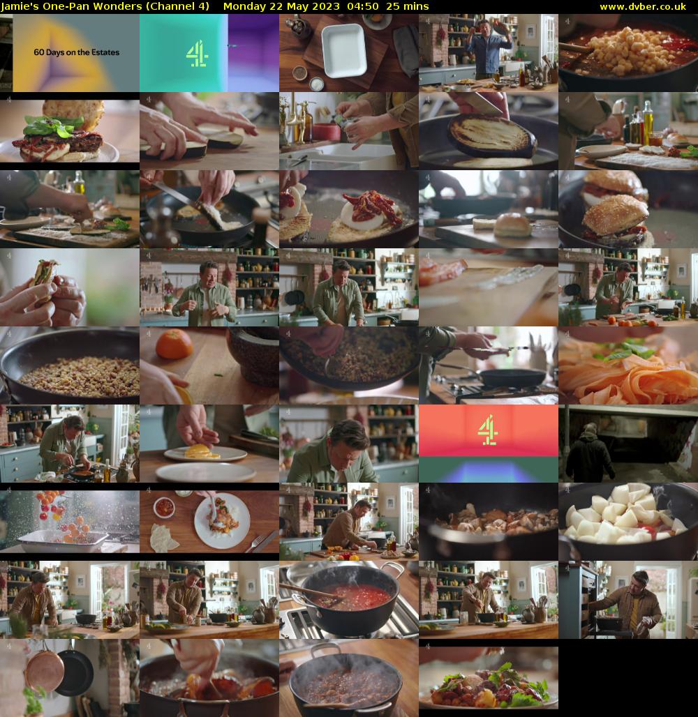 Jamie's One-Pan Wonders (Channel 4) Monday 22 May 2023 04:50 - 05:15