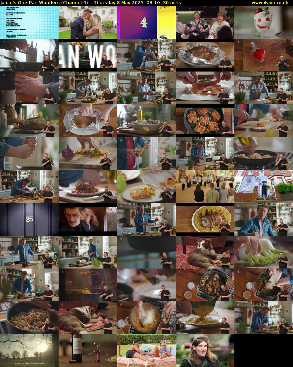 Jamie's One-Pan Wonders (Channel 4) Thursday 8 May 2025 03:10 - 03:40
