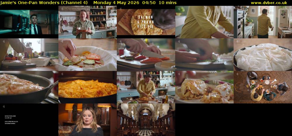 Jamie's One-Pan Wonders (Channel 4) Monday 4 May 2026 04:50 - 05:00