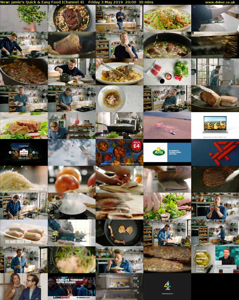 Jamie's Quick & Easy Food (Channel 4) Friday 3 May 2019 20:00 - 20:30