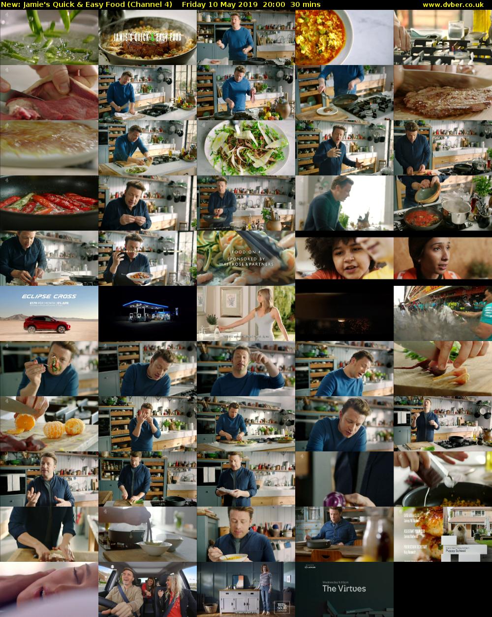 Jamie's Quick & Easy Food (Channel 4) Friday 10 May 2019 20:00 - 20:30