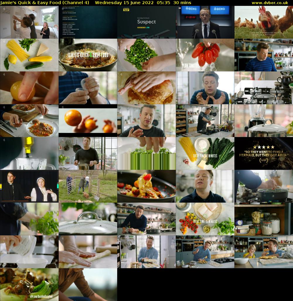 Jamie's Quick & Easy Food (Channel 4) Wednesday 15 June 2022 05:35 - 06:05