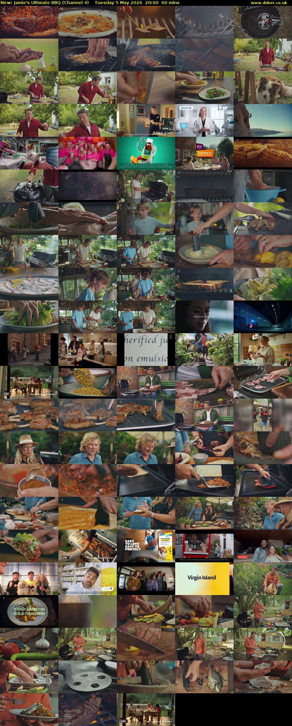 Jamie's Ultimate BBQ (Channel 4) Tuesday 5 May 2026 20:00 - 21:00