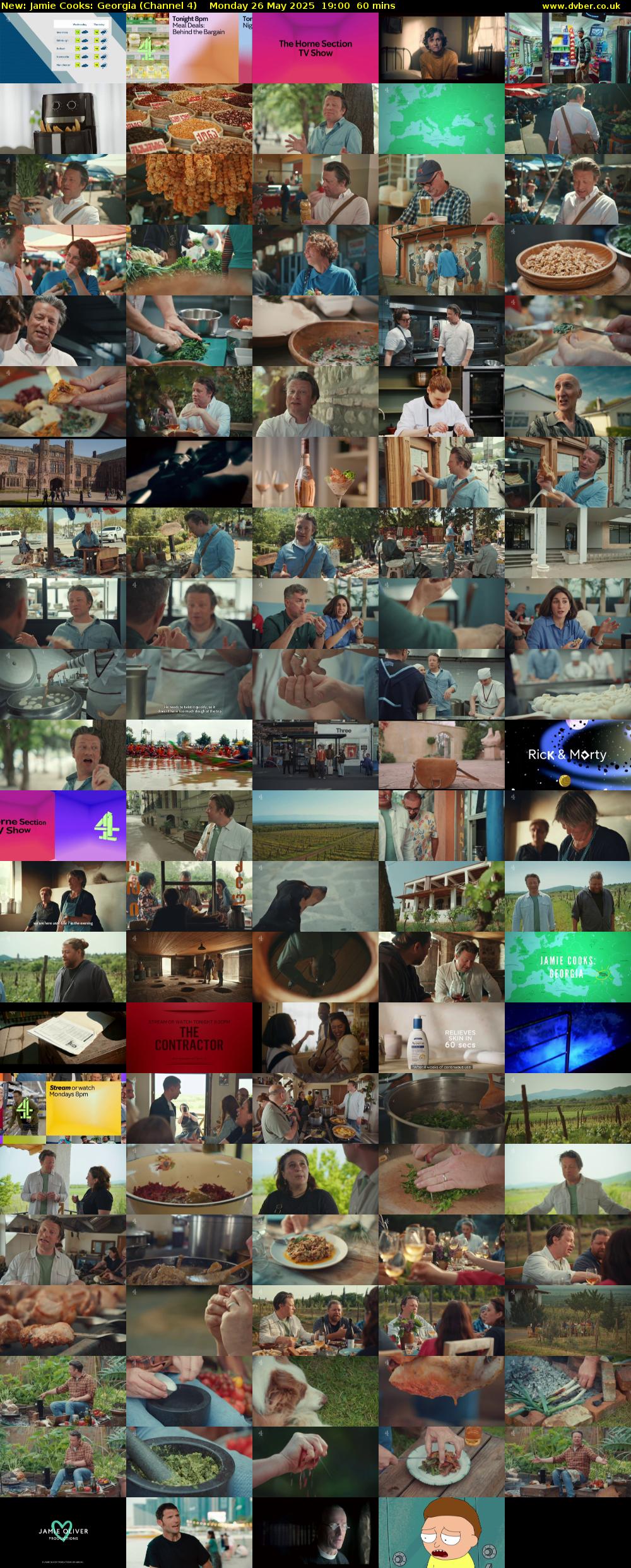 Jamie Cooks: Georgia (Channel 4) Monday 26 May 2025 19:00 - 20:00
