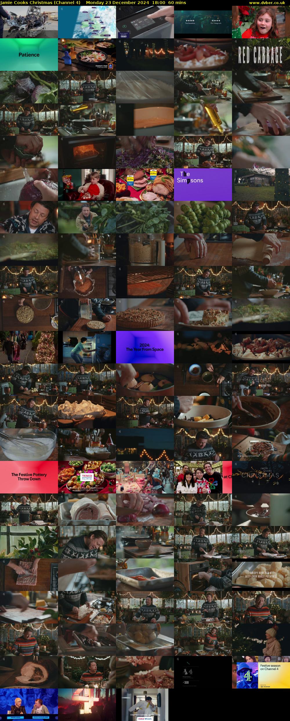 Jamie Cooks Christmas (Channel 4) Monday 23 December 2024 18:00 - 19:00