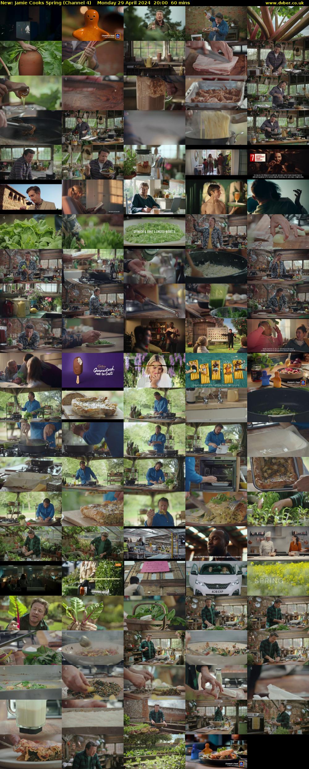 Jamie Cooks Spring (Channel 4) Monday 29 April 2024 20:00 - 21:00