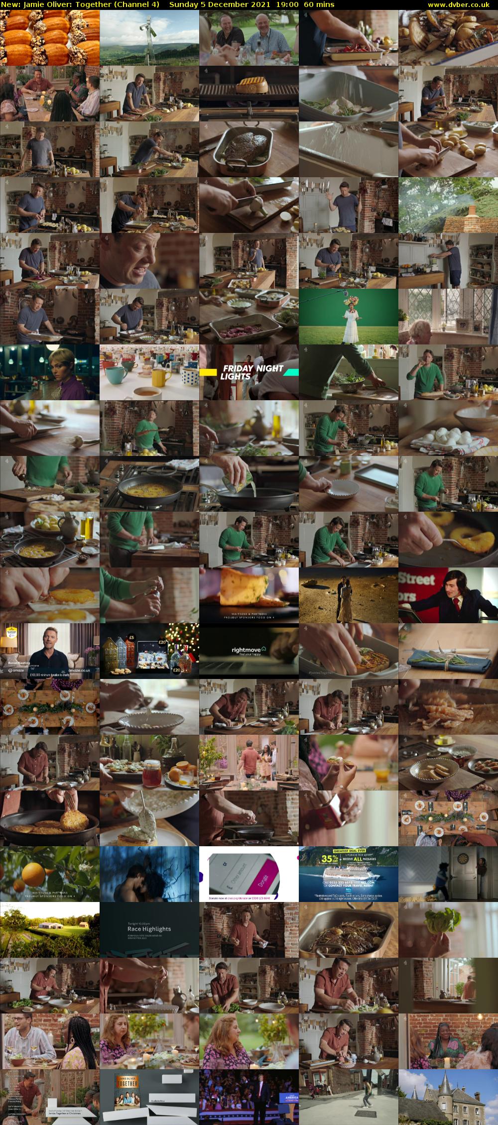 Jamie Oliver: Together (Channel 4) Sunday 5 December 2021 19:00 - 20:00