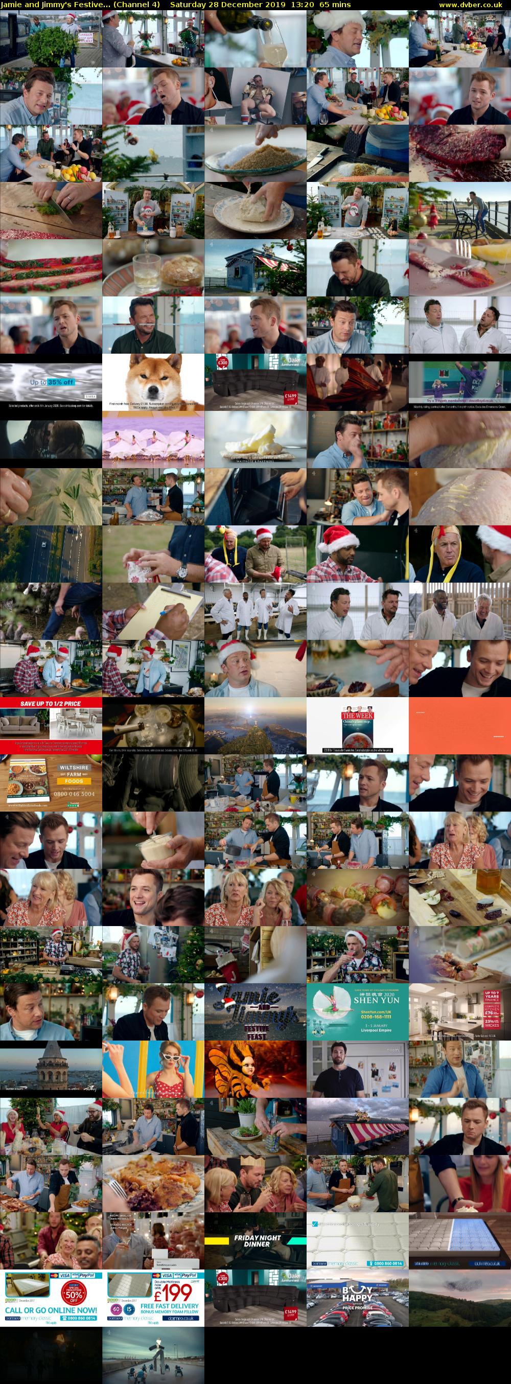Jamie and Jimmy's Festive... (Channel 4) Saturday 28 December 2019 13:20 - 14:25