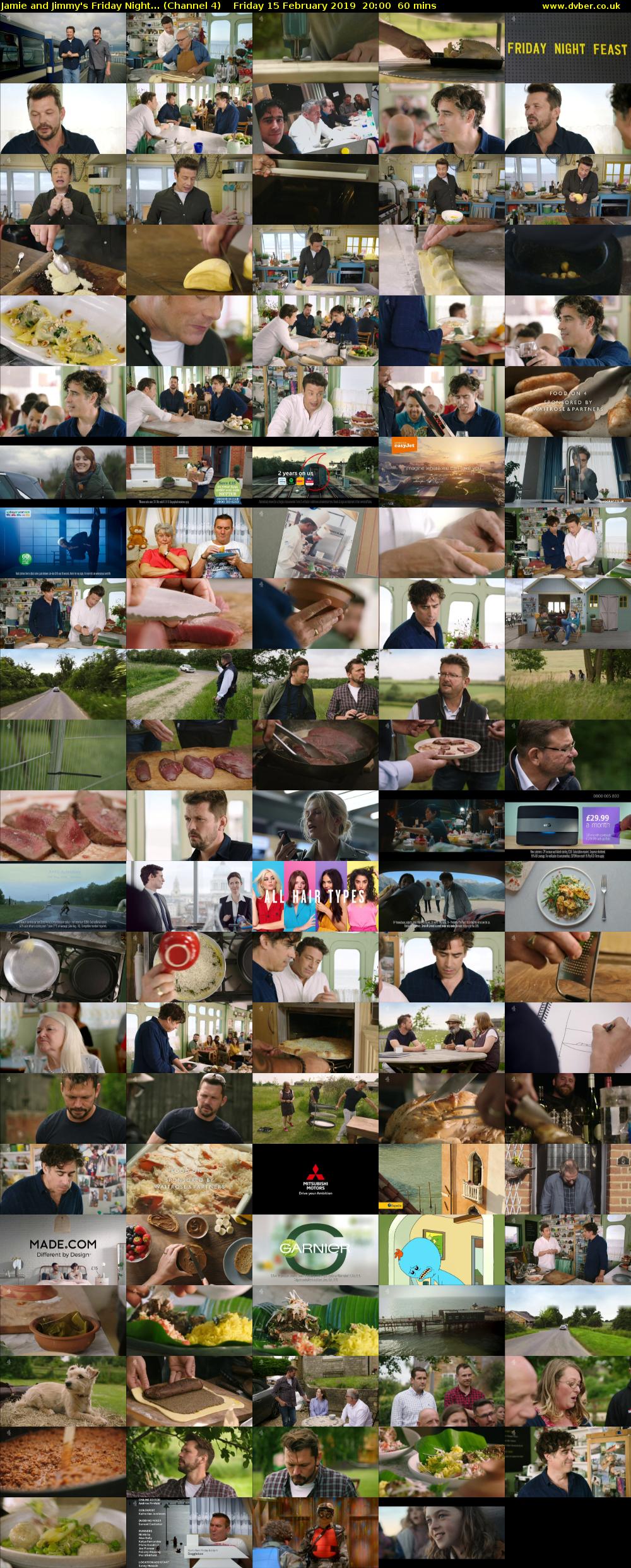 Jamie and Jimmy's Friday Night... (Channel 4) Friday 15 February 2019 20:00 - 21:00