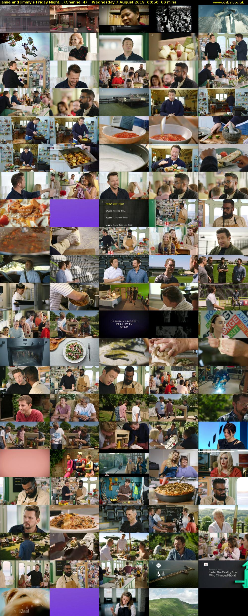 Jamie and Jimmy's Friday Night... (Channel 4) Wednesday 7 August 2019 00:50 - 01:50
