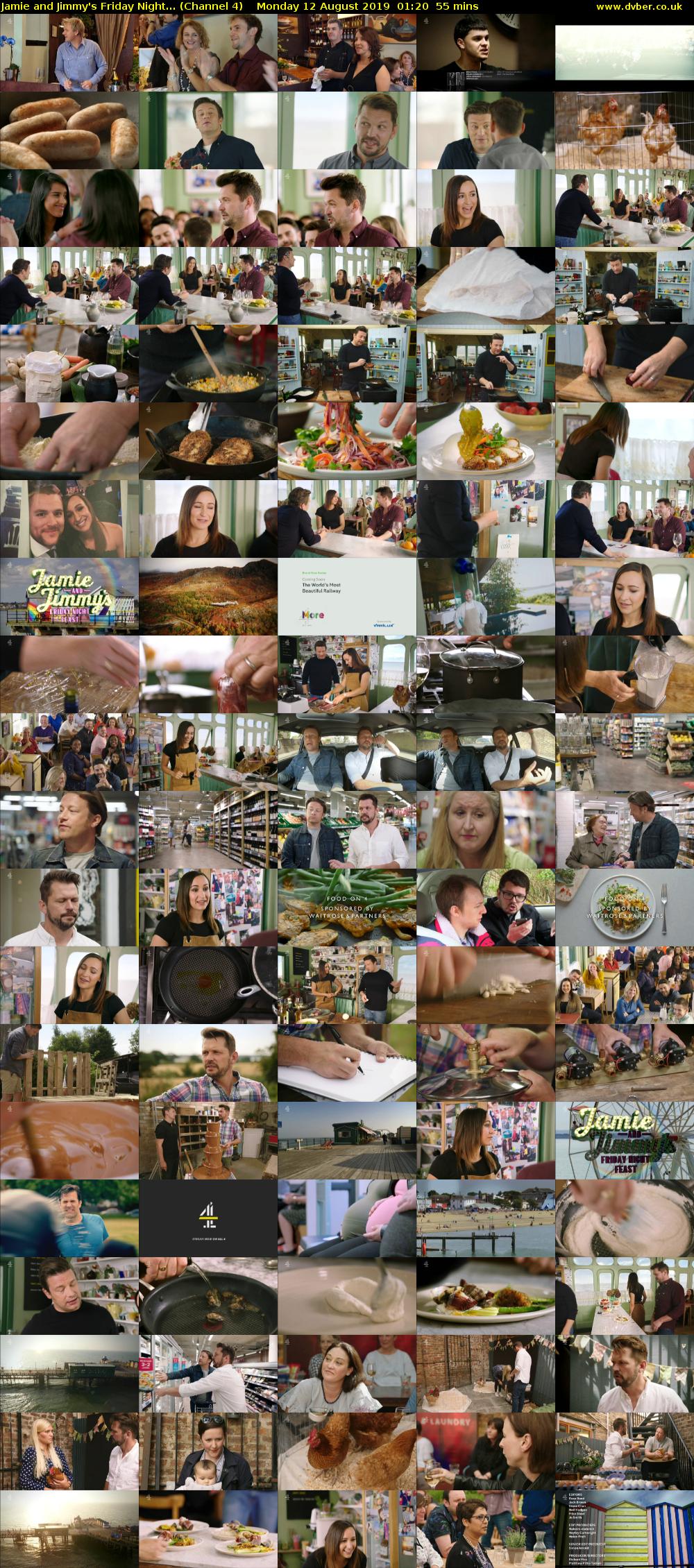 Jamie and Jimmy's Friday Night... (Channel 4) Monday 12 August 2019 01:20 - 02:15