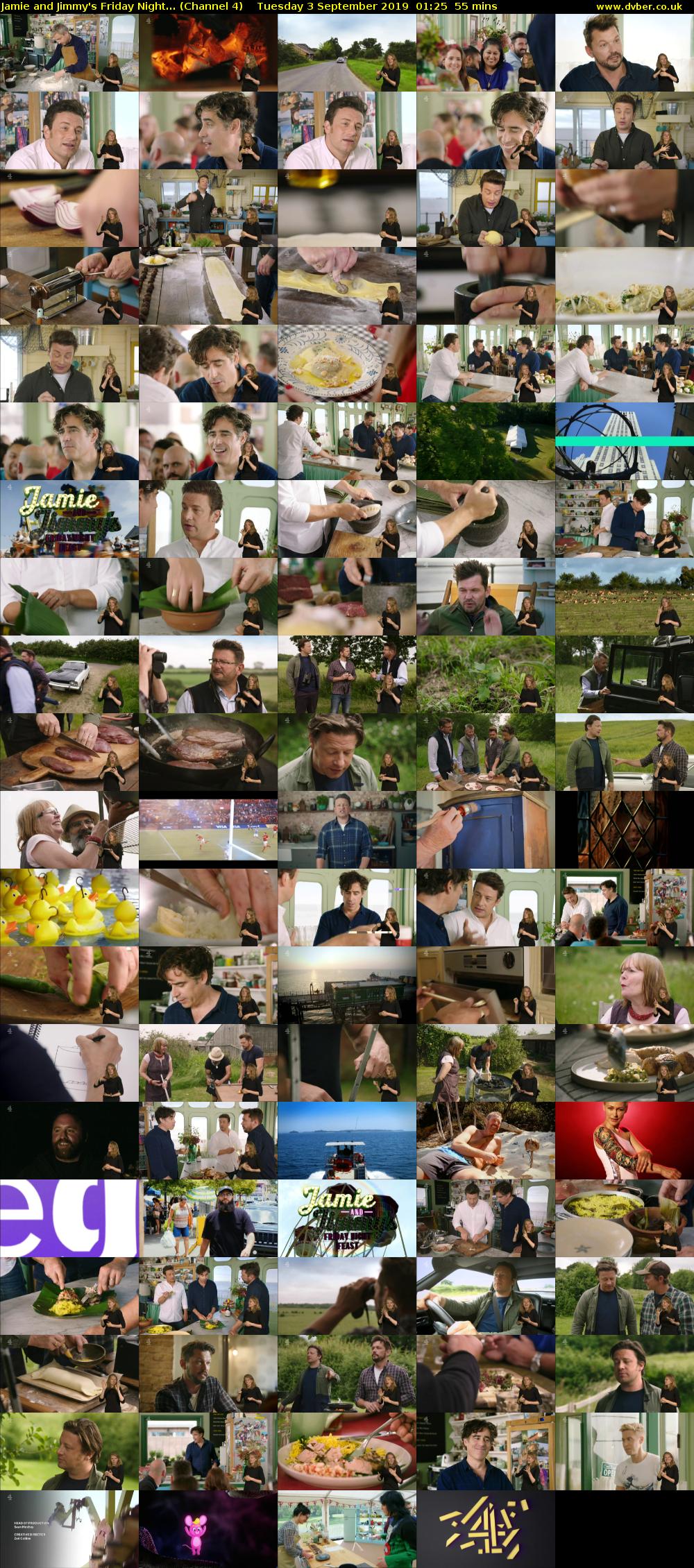 Jamie and Jimmy's Friday Night... (Channel 4) Tuesday 3 September 2019 01:25 - 02:20