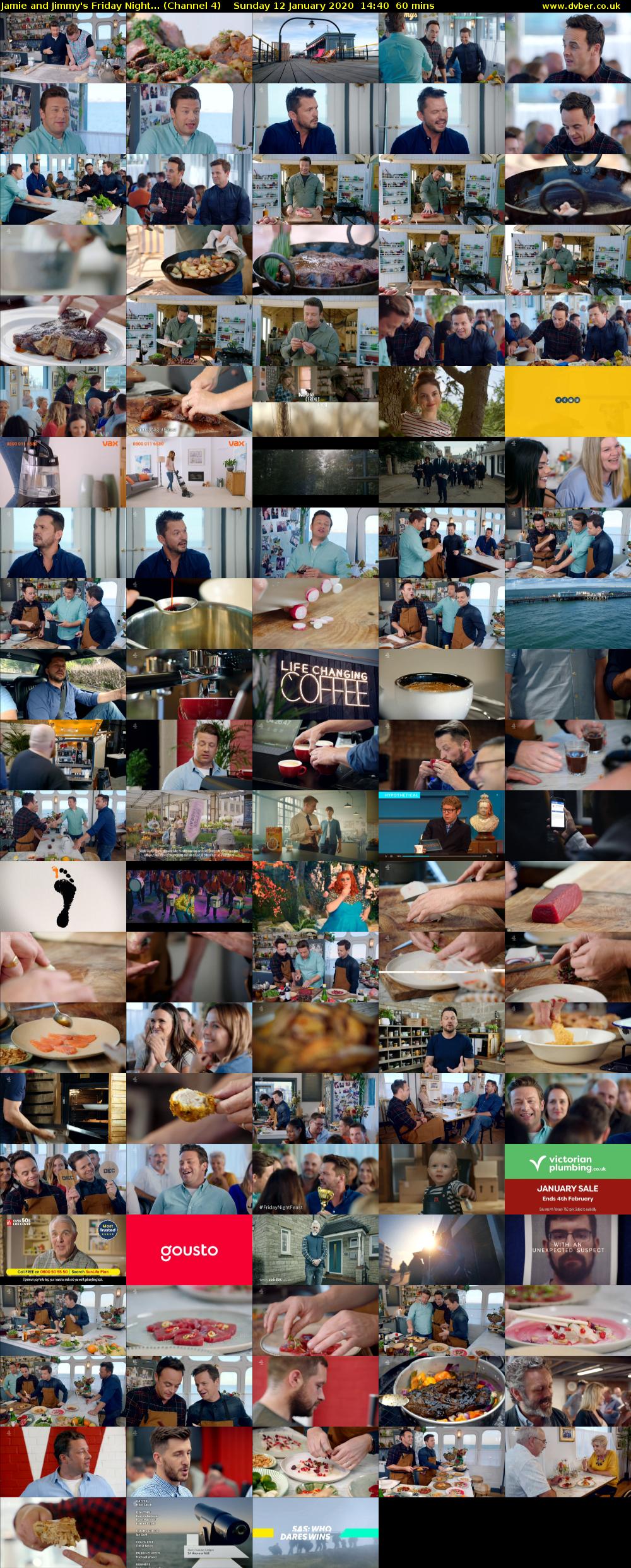 Jamie and Jimmy's Friday Night... (Channel 4) Sunday 12 January 2020 14:40 - 15:40