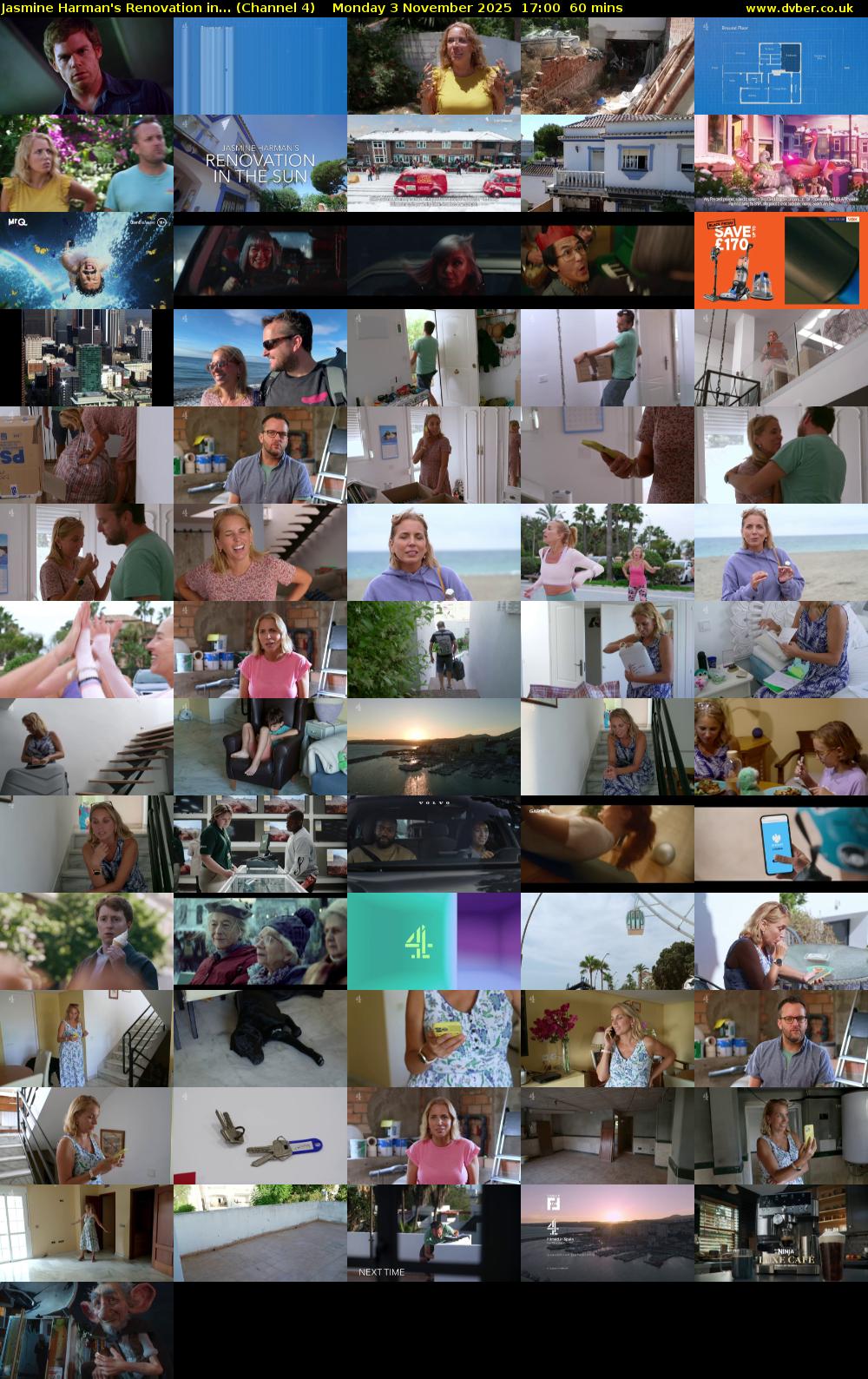 Jasmine Harman's Renovation in... (Channel 4) Monday 3 November 2025 17:00 - 18:00