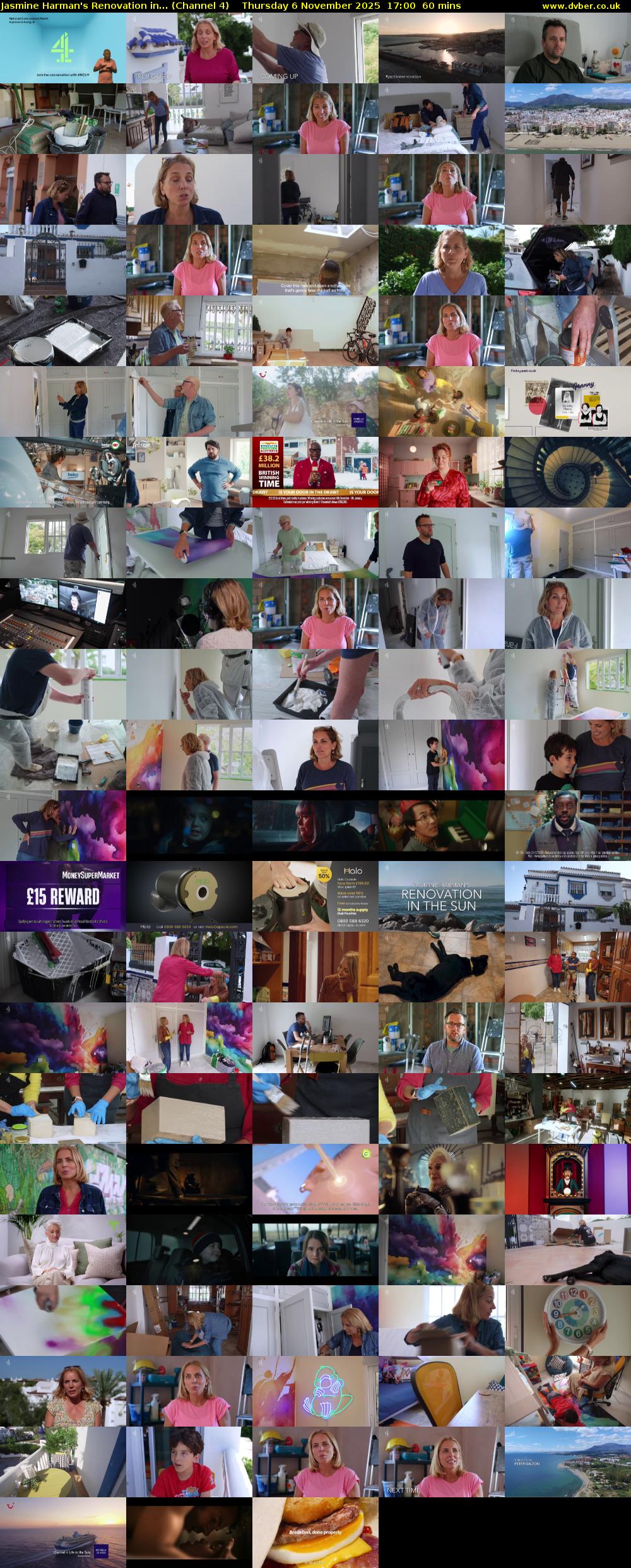 Jasmine Harman's Renovation in... (Channel 4) Thursday 6 November 2025 17:00 - 18:00