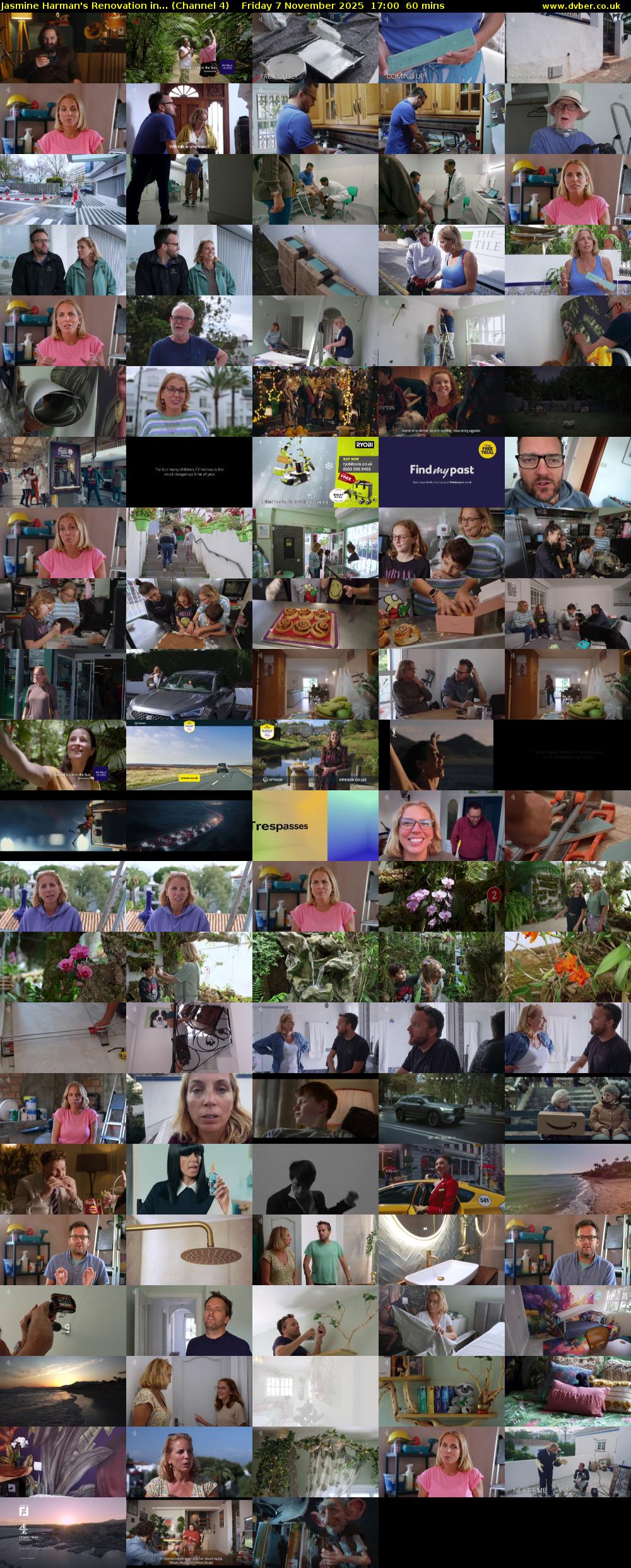 Jasmine Harman's Renovation in... (Channel 4) Friday 7 November 2025 17:00 - 18:00