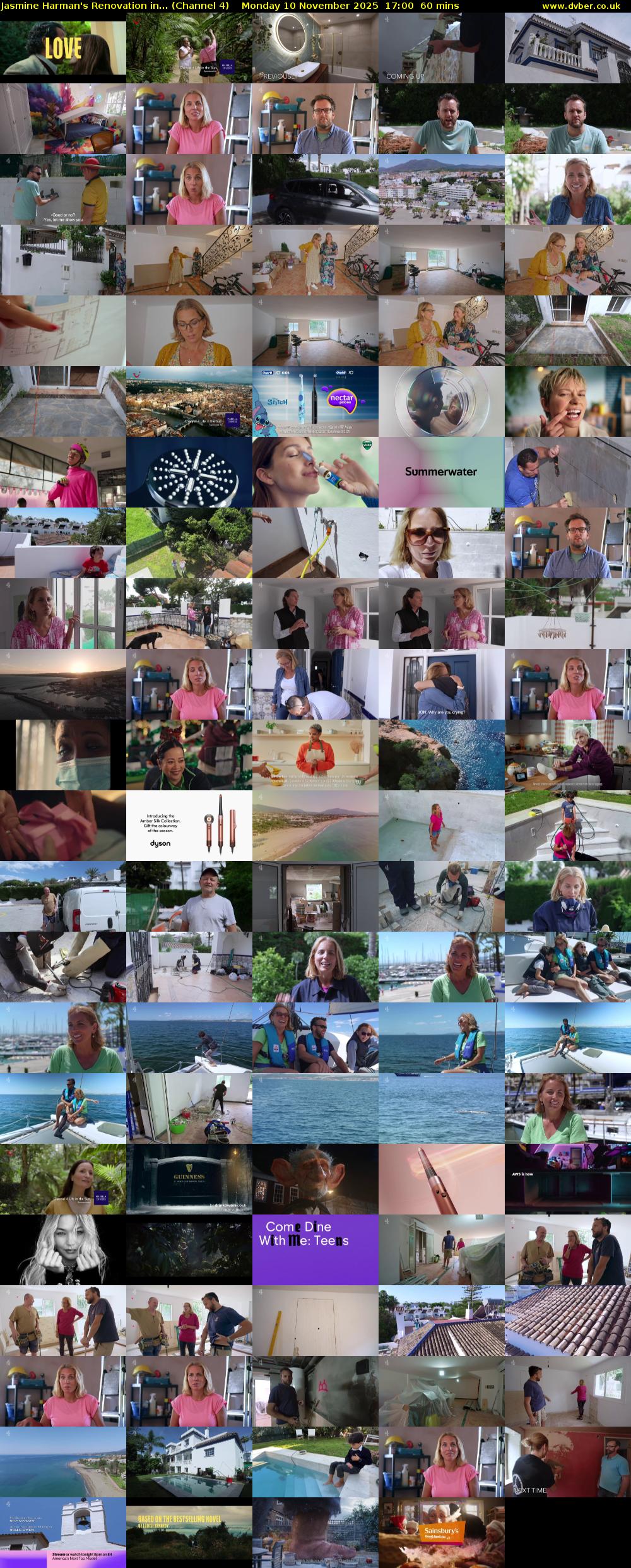 Jasmine Harman's Renovation in... (Channel 4) Monday 10 November 2025 17:00 - 18:00