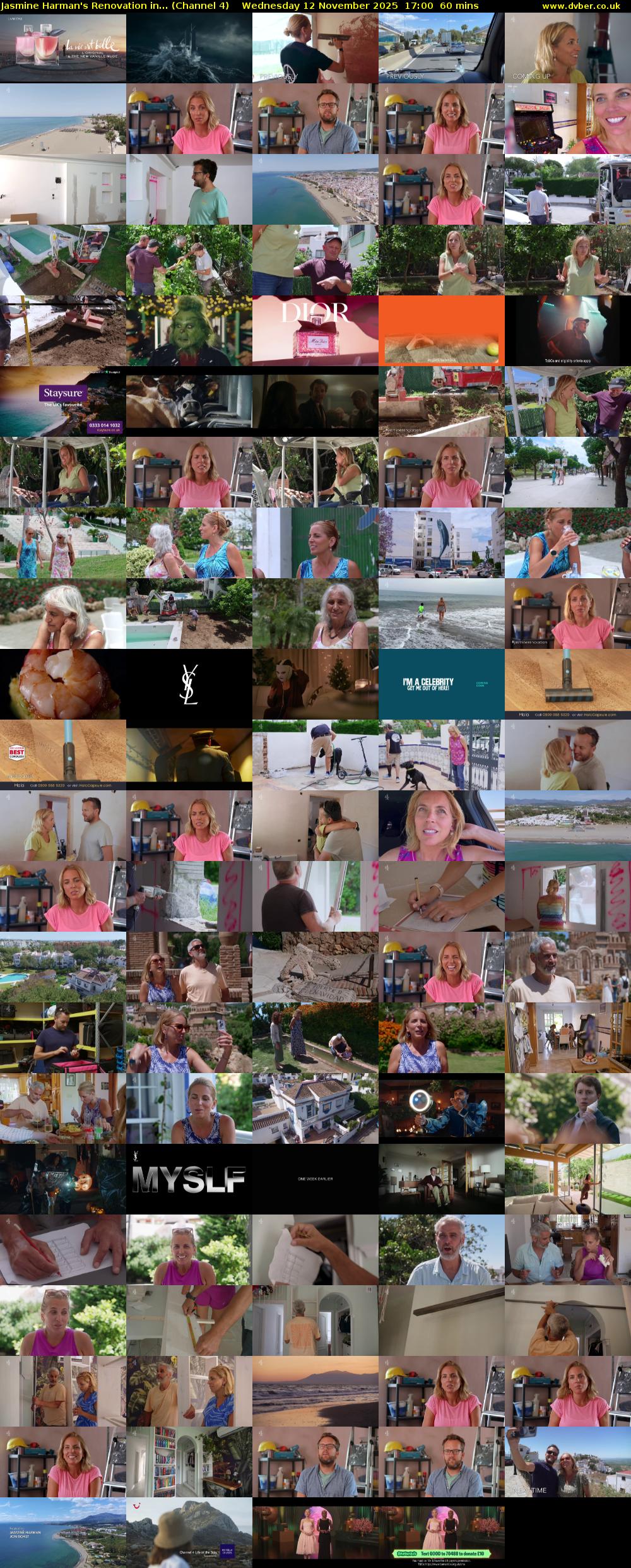 Jasmine Harman's Renovation in... (Channel 4) Wednesday 12 November 2025 17:00 - 18:00