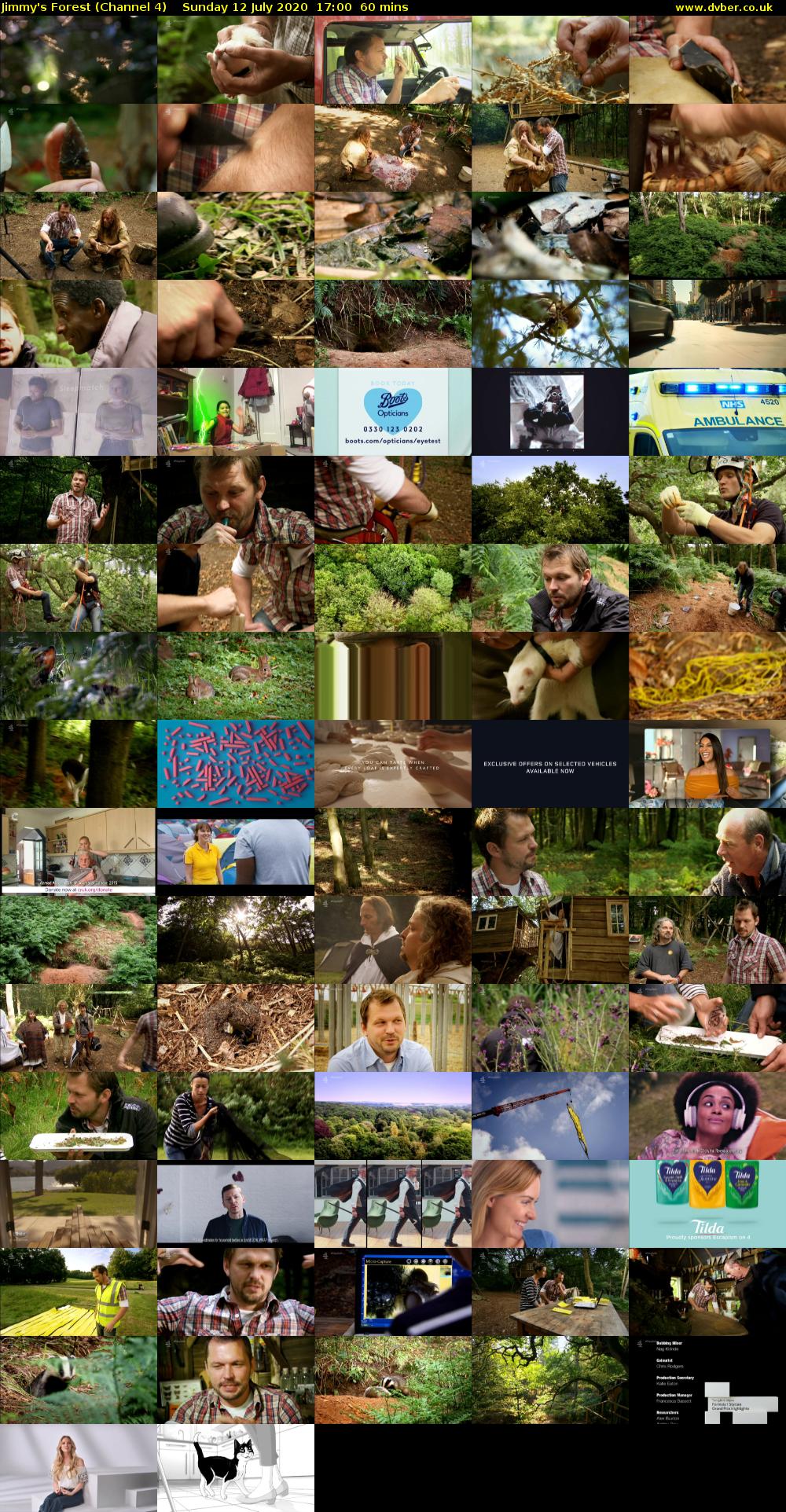 Jimmy's Forest (Channel 4) Sunday 12 July 2020 17:00 - 18:00
