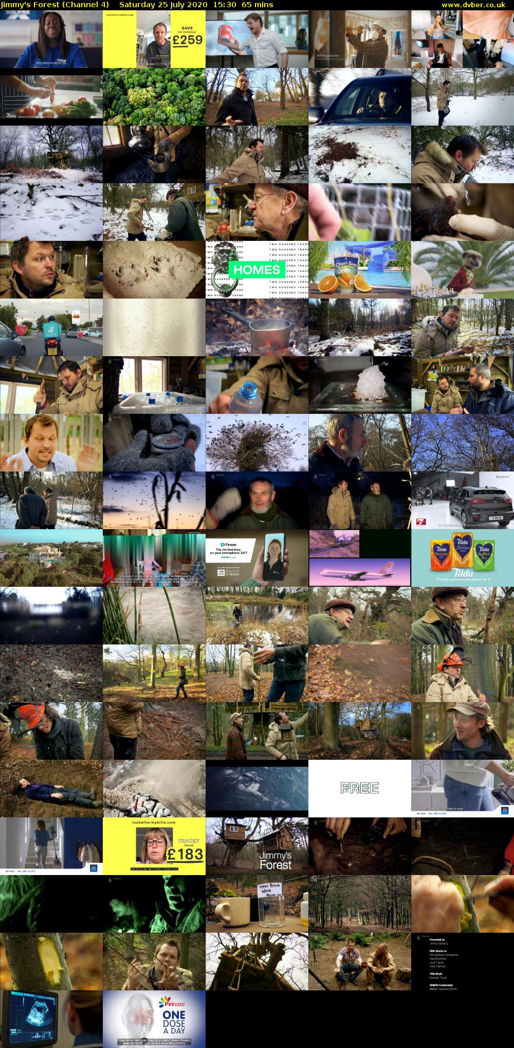 Jimmy's Forest (Channel 4) Saturday 25 July 2020 15:30 - 16:35