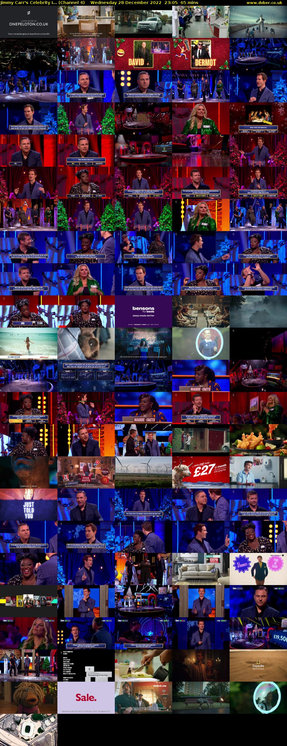 Jimmy Carr's Celebrity I... (Channel 4) Wednesday 28 December 2022 23:05 - 00:10