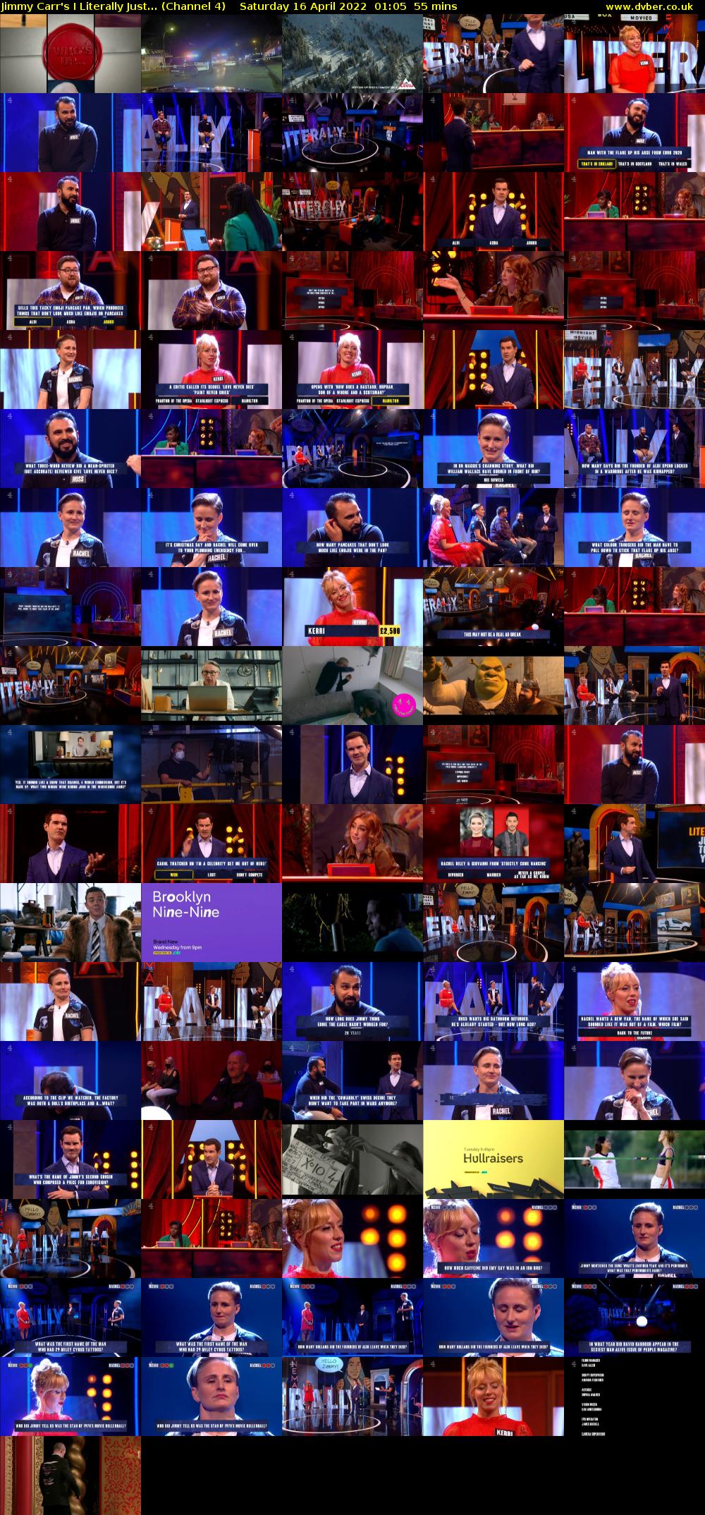 Jimmy Carr's I Literally Just... (Channel 4) Saturday 16 April 2022 01:05 - 02:00