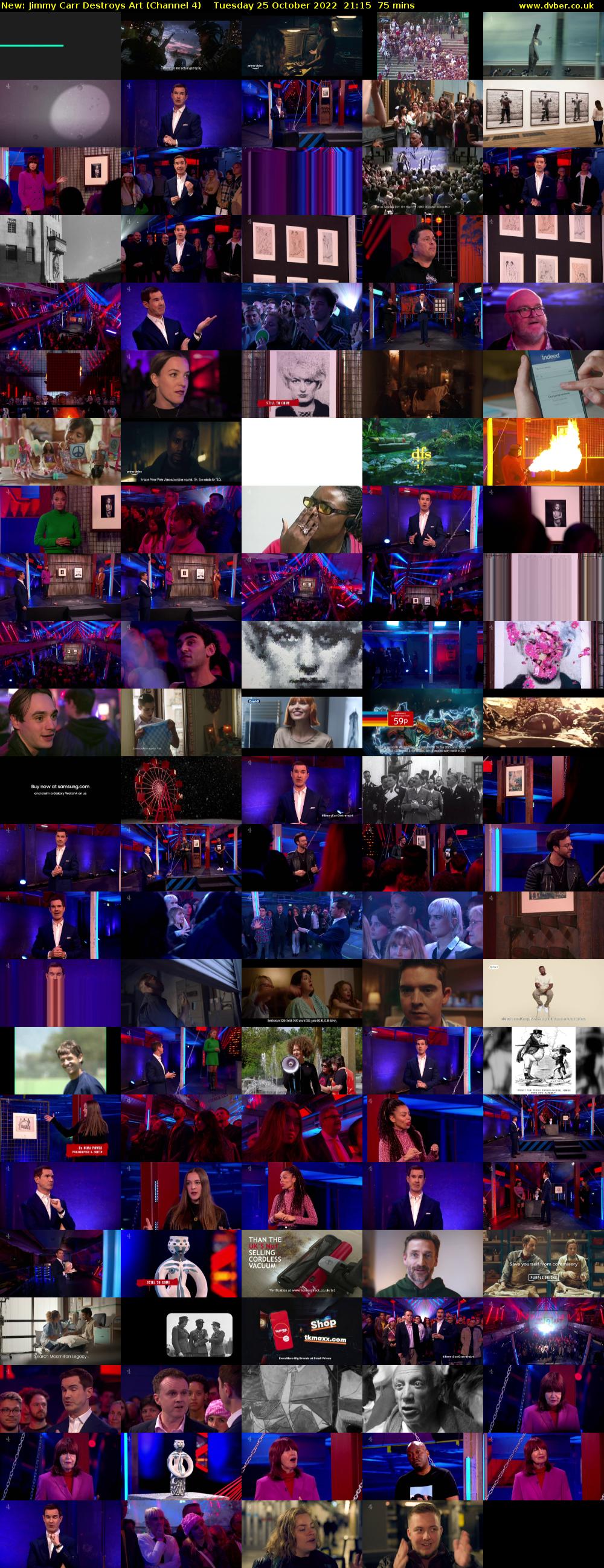 Jimmy Carr Destroys Art (Channel 4) Tuesday 25 October 2022 21:15 - 22:30