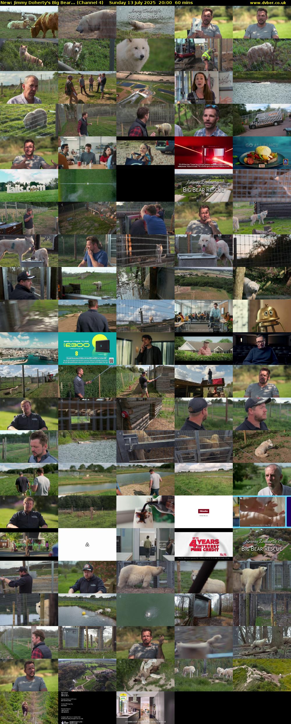 Jimmy Doherty's Big Bear... (Channel 4) Sunday 13 July 2025 20:00 - 21:00