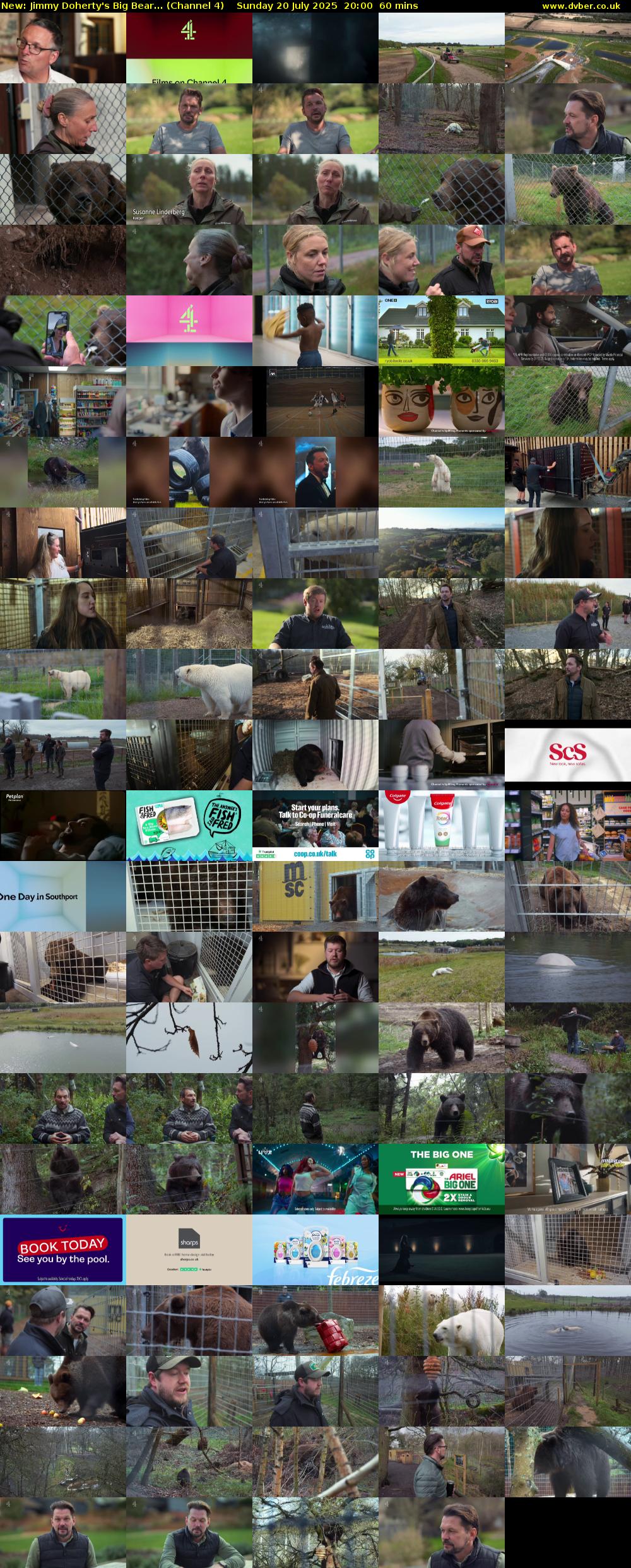 Jimmy Doherty's Big Bear... (Channel 4) Sunday 20 July 2025 20:00 - 21:00