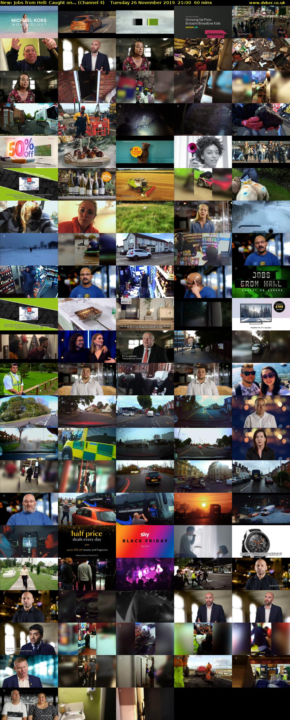 Jobs from Hell: Caught on... (Channel 4) Tuesday 26 November 2019 21:00 - 22:00