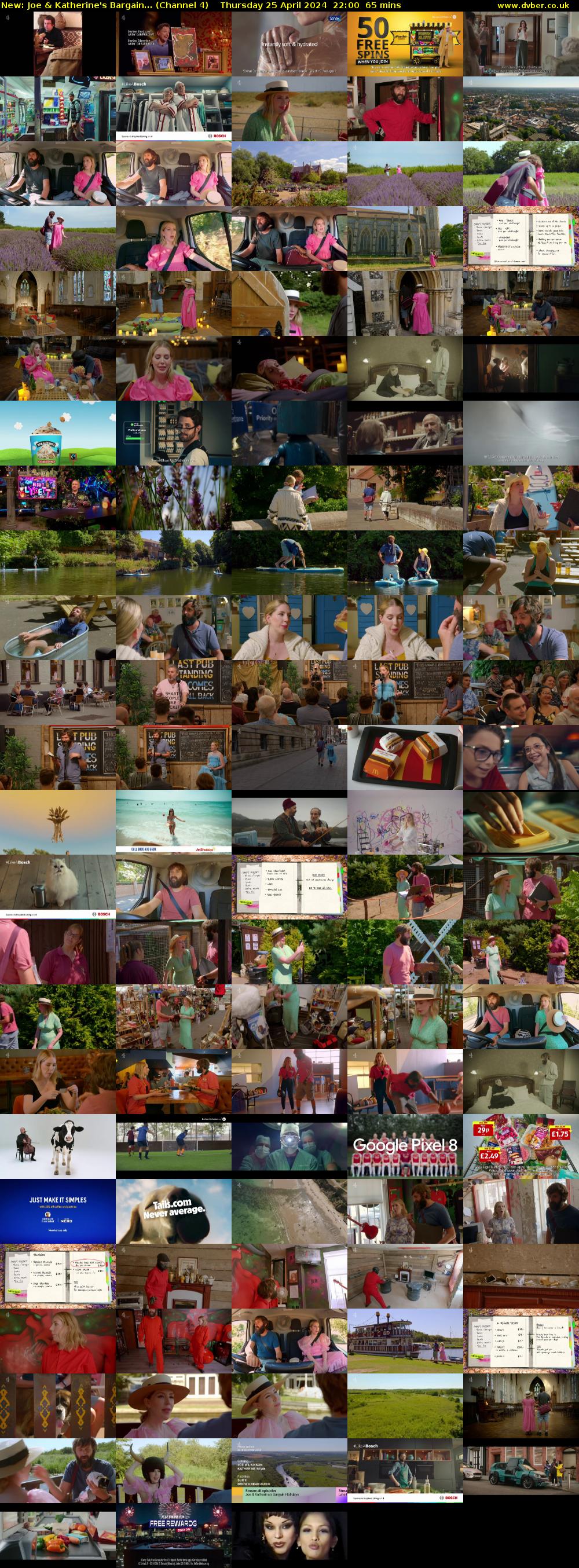 Joe & Katherine's Bargain... (Channel 4) Thursday 25 April 2024 22:00 - 23:05