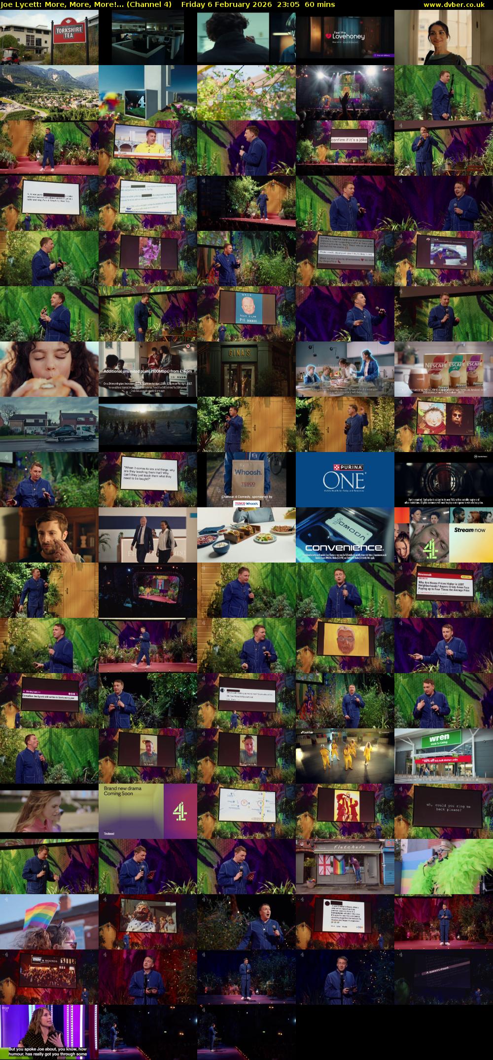 Joe Lycett: More, More, More!... (Channel 4) Friday 6 February 2026 23:05 - 00:05