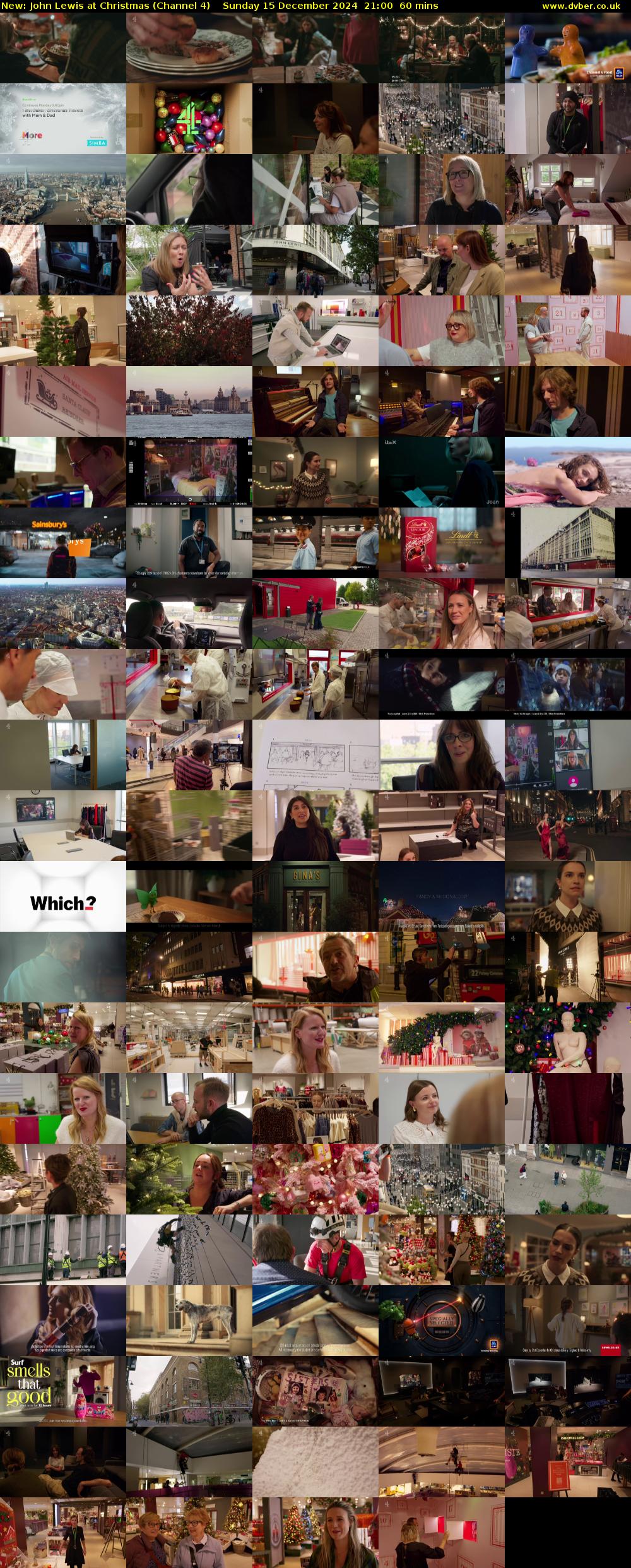 John Lewis at Christmas (Channel 4) Sunday 15 December 2024 21:00 - 22:00