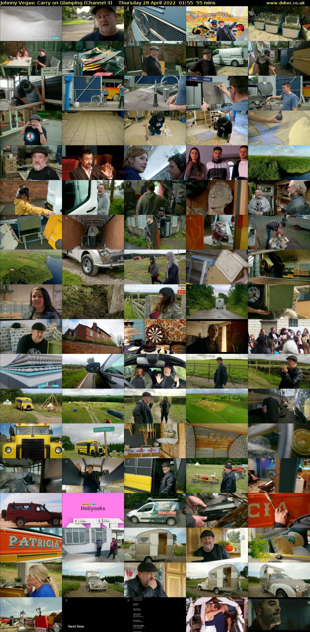 Johnny Vegas: Carry on Glamping (Channel 4) Thursday 28 April 2022 01:55 - 02:50