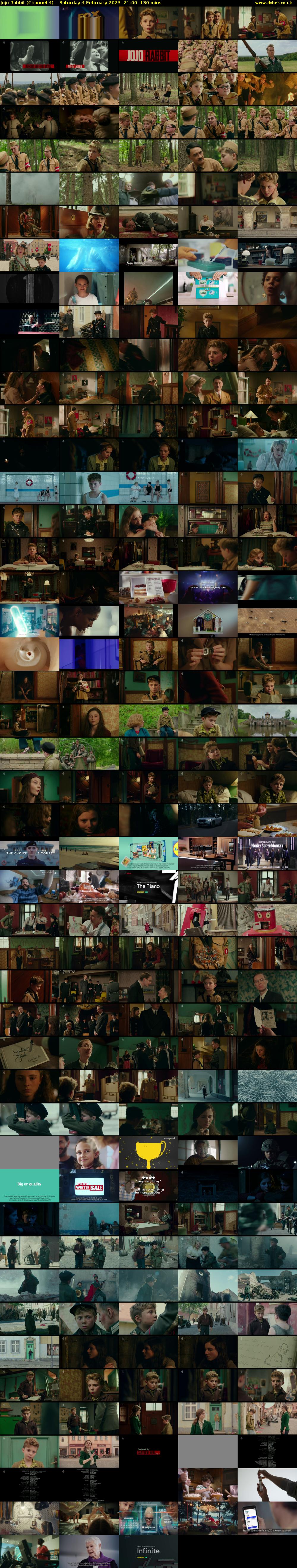 Jojo Rabbit (Channel 4) Saturday 4 February 2023 21:00 - 23:10