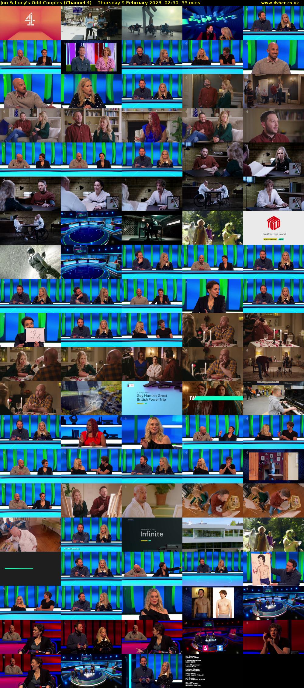 Jon & Lucy's Odd Couples (Channel 4) Thursday 9 February 2023 02:50 - 03:45