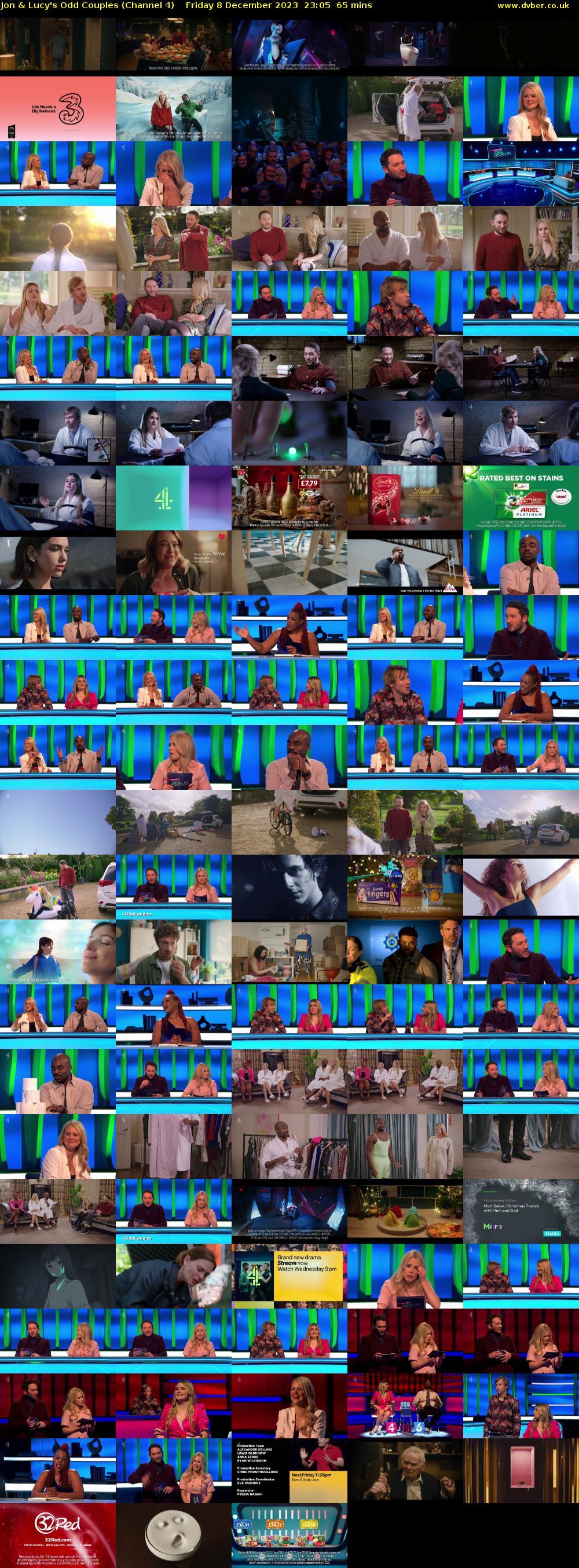 Jon & Lucy's Odd Couples (Channel 4) Friday 8 December 2023 23:05 - 00:10
