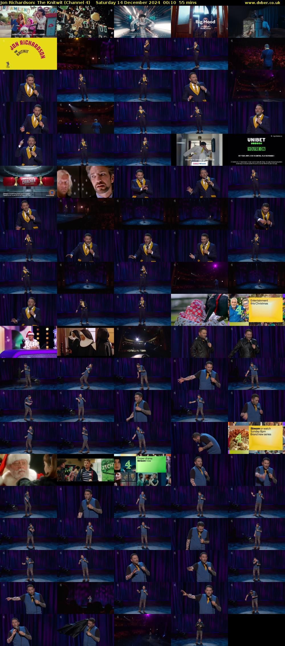Jon Richardson: The Knitwit (Channel 4) Saturday 14 December 2024 00:10 - 01:05
