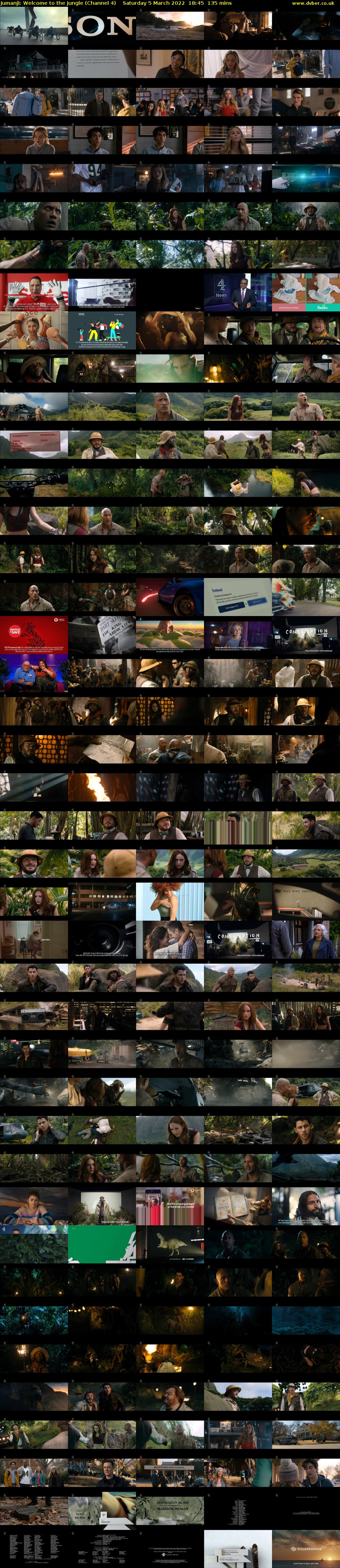Jumanji: Welcome to the Jungle (Channel 4) Saturday 5 March 2022 18:45 - 21:00