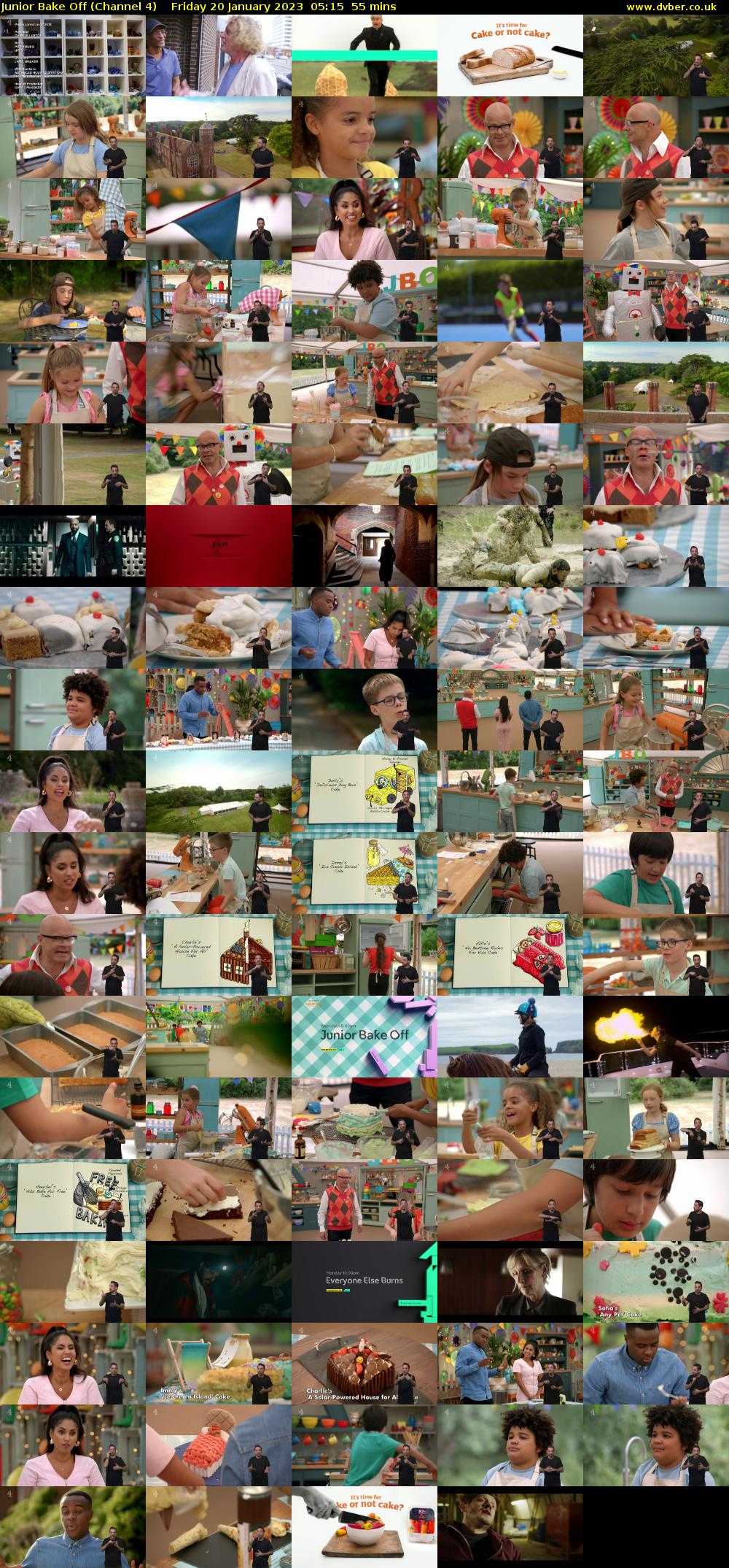 Junior Bake Off (Channel 4) Friday 20 January 2023 05:15 - 06:10