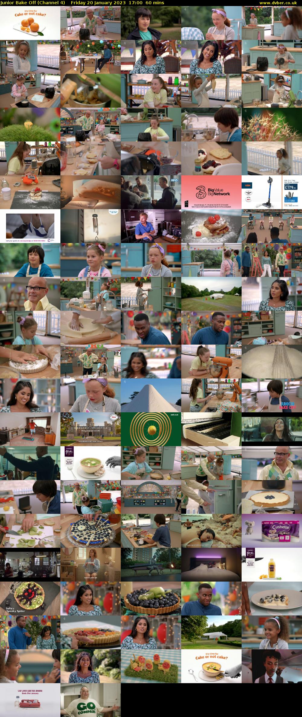 Junior Bake Off (Channel 4) Friday 20 January 2023 17:00 - 18:00