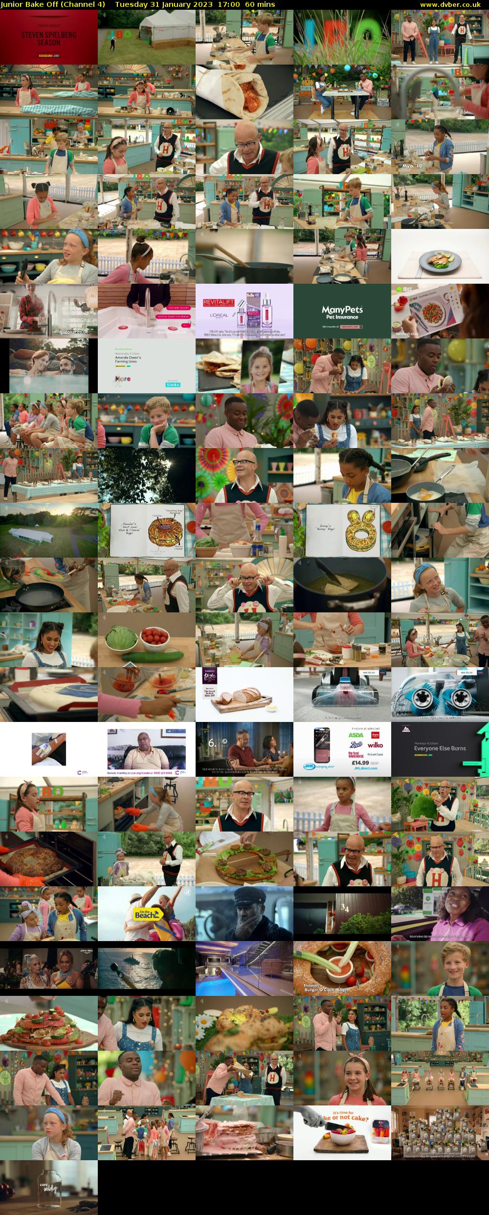 Junior Bake Off (Channel 4) Tuesday 31 January 2023 17:00 - 18:00
