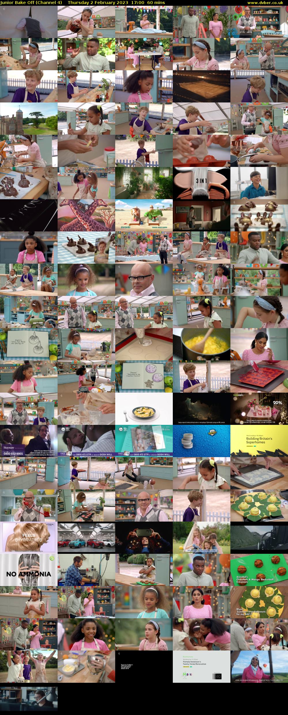 Junior Bake Off (Channel 4) Thursday 2 February 2023 17:00 - 18:00