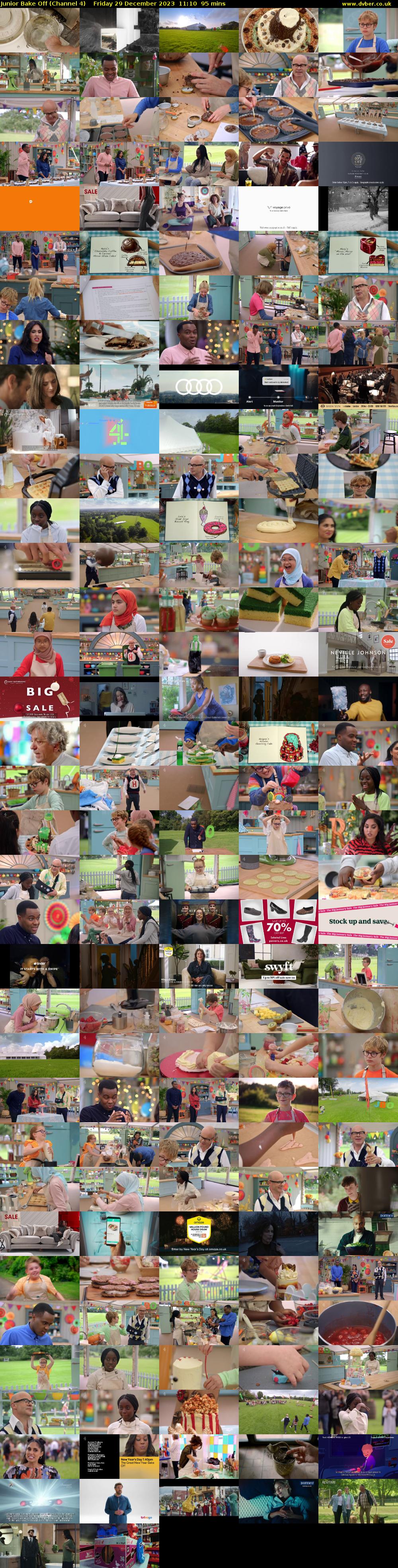 Junior Bake Off (Channel 4) Friday 29 December 2023 11:10 - 12:45