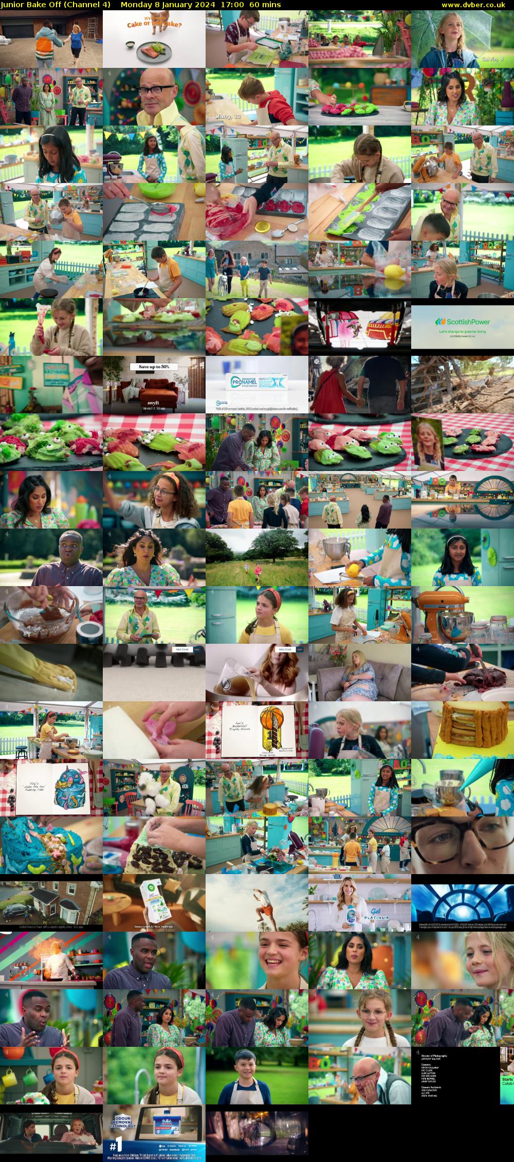 Junior Bake Off (Channel 4) Monday 8 January 2024 17:00 - 18:00