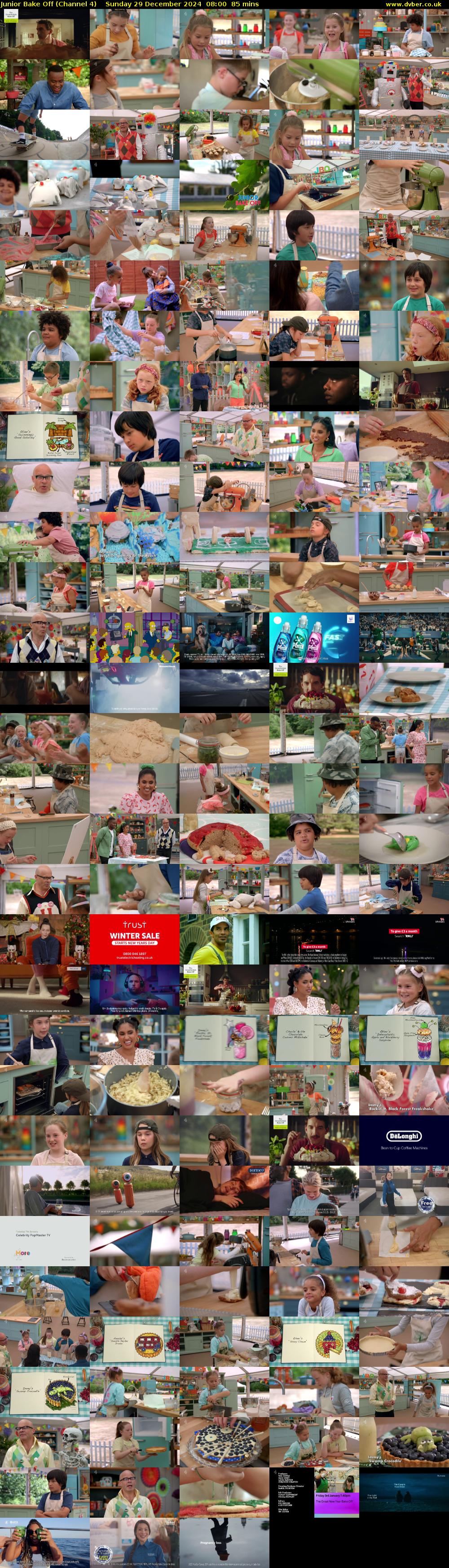 Junior Bake Off (Channel 4) Sunday 29 December 2024 08:00 - 09:25
