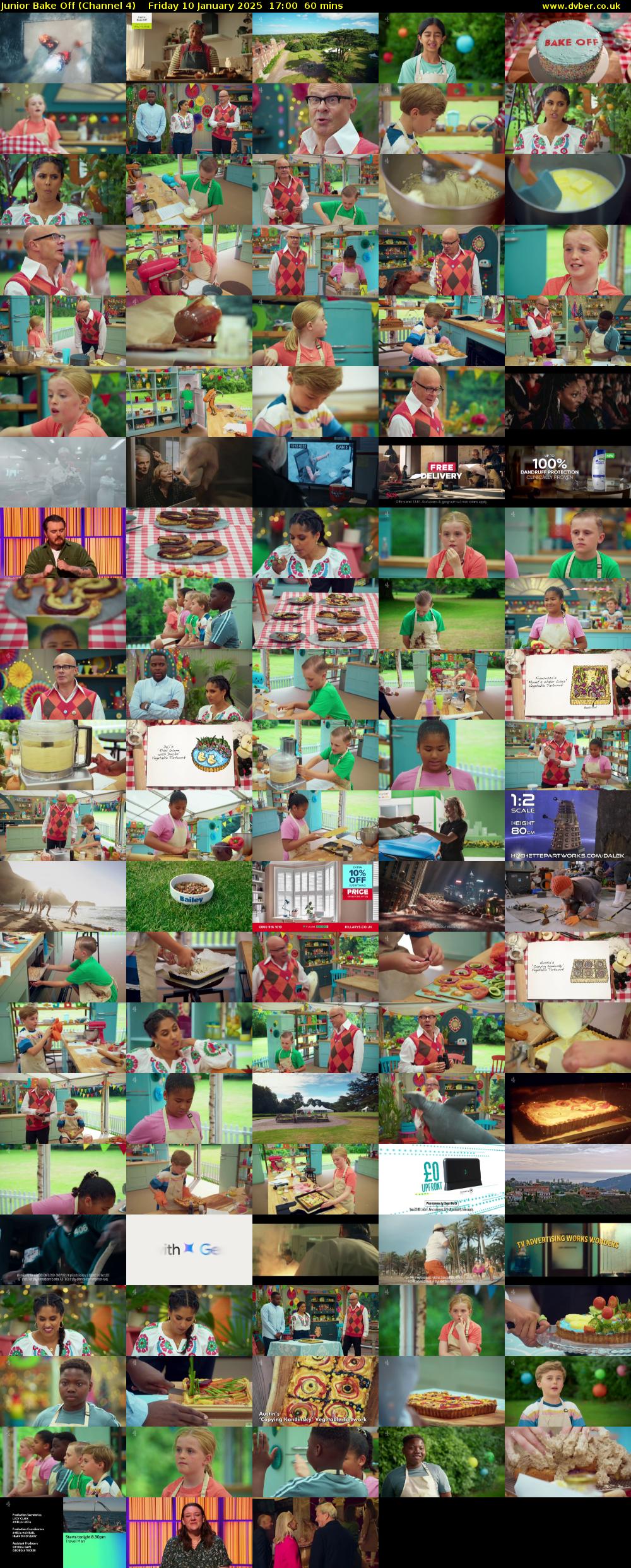 Junior Bake Off (Channel 4) Friday 10 January 2025 17:00 - 18:00