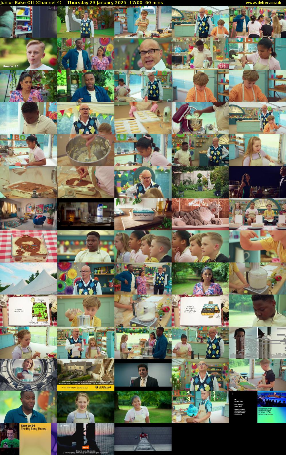Junior Bake Off (Channel 4) Thursday 23 January 2025 17:00 - 18:00