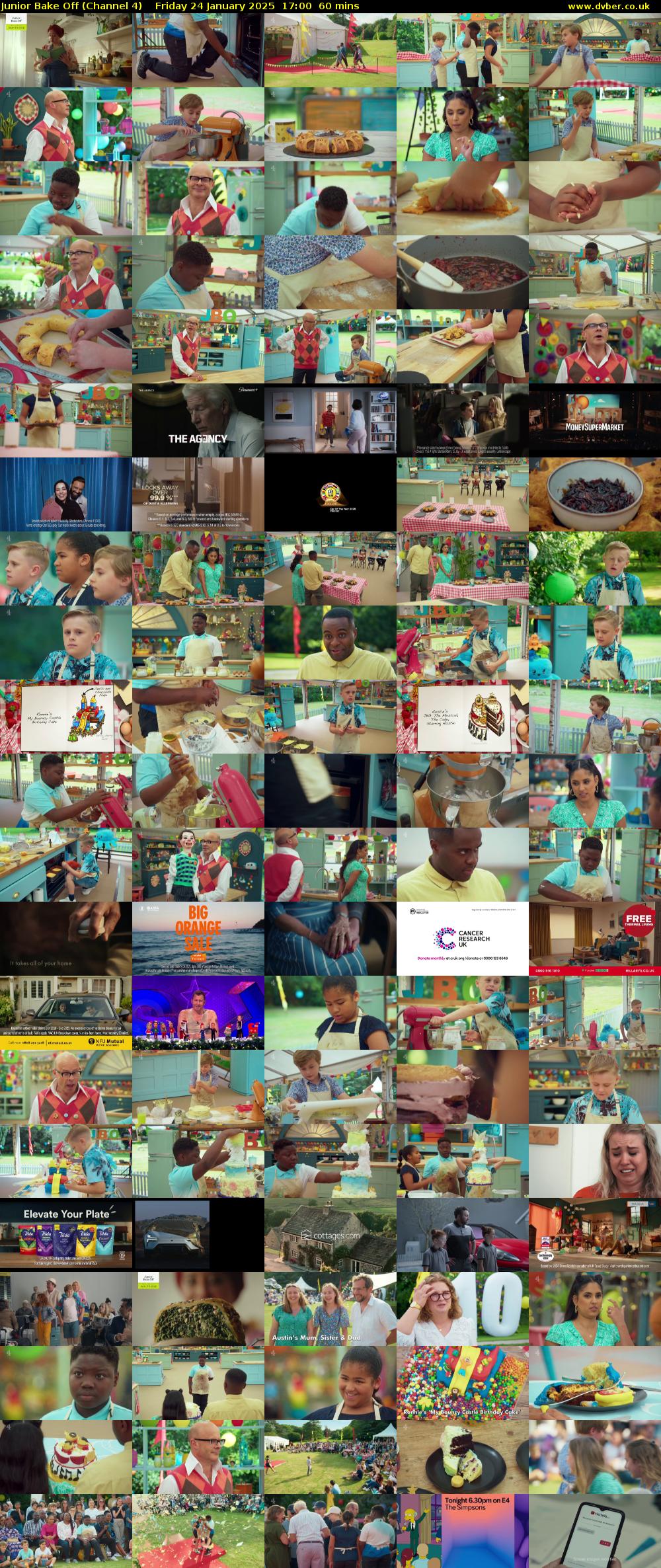 Junior Bake Off (Channel 4) Friday 24 January 2025 17:00 - 18:00
