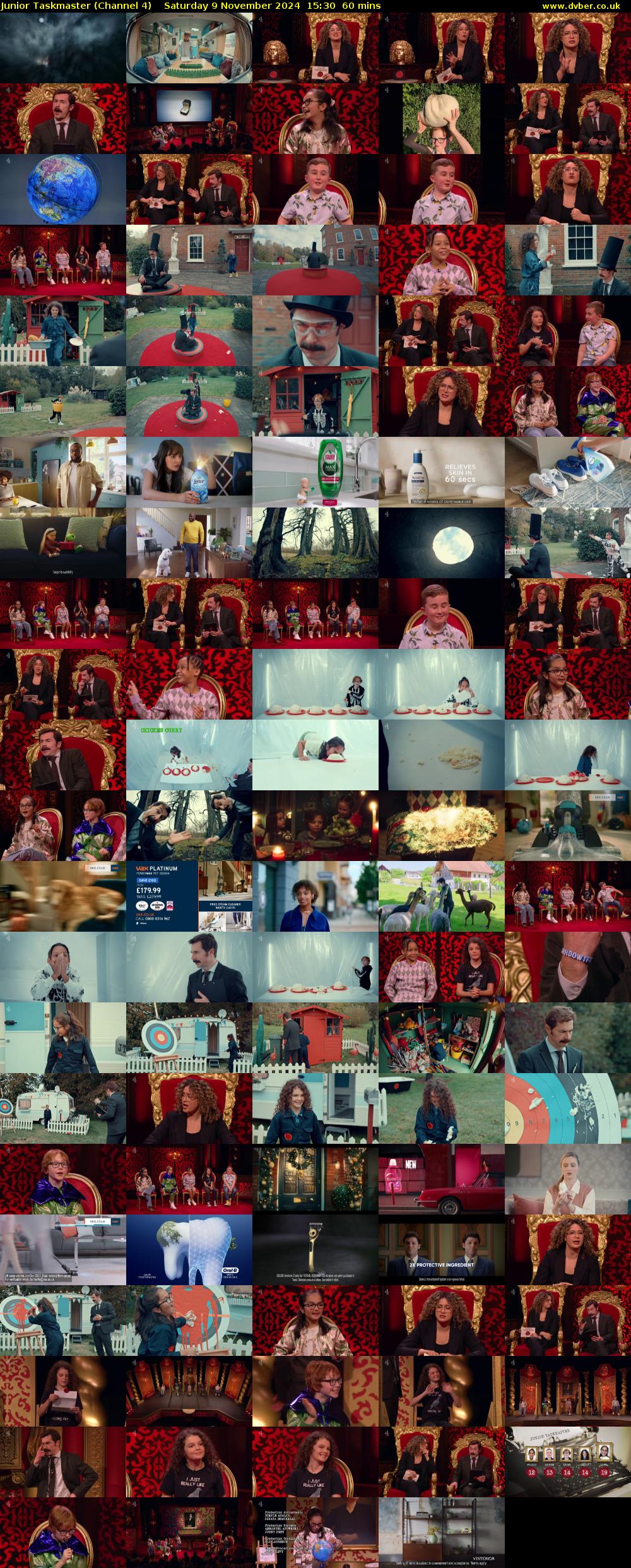 Junior Taskmaster (Channel 4) Saturday 9 November 2024 15:30 - 16:30